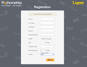 Assessments registration